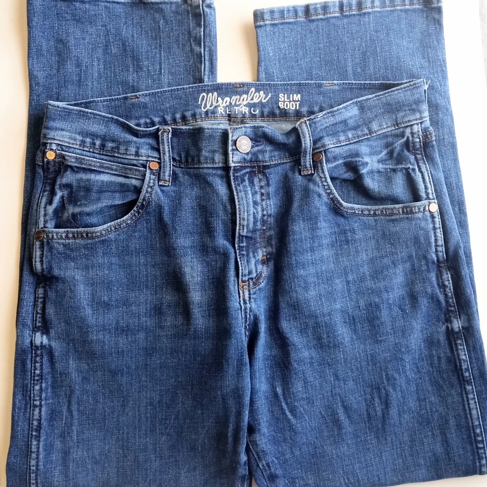 Wrangler Retro Slim Boot Denim Men's Jeans 32/30